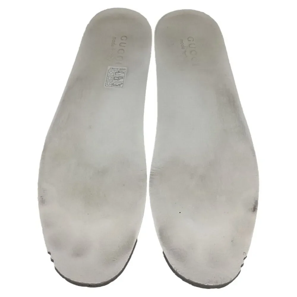 Gucci Ace Loved Sneakers in White Leather